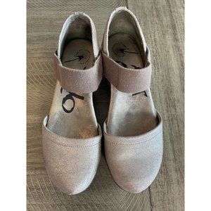 OTBT MIGRANT  Platform Women’s Shoes Sz 7.5 Medium Metallic Leather Brown Strap